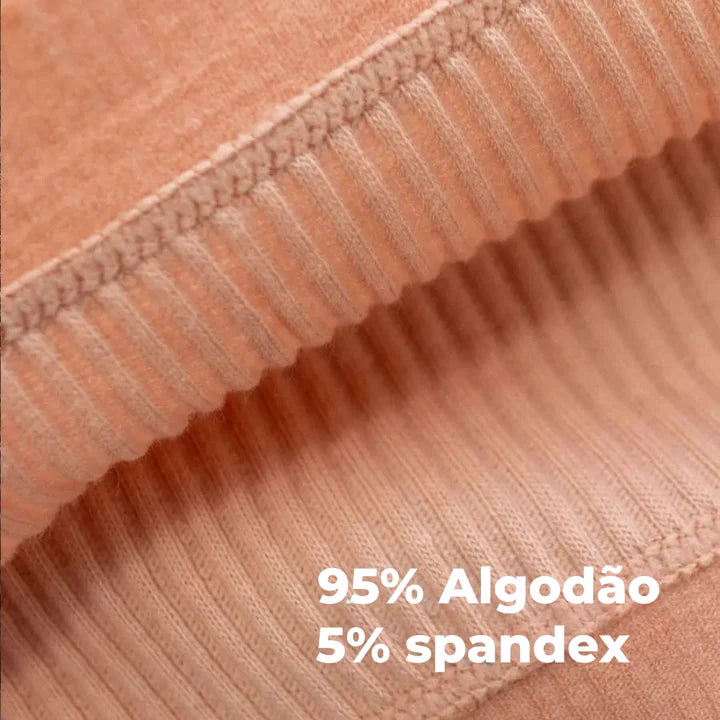 Kit 5 Calcinhas Cotton Velvy - 100% Algodão
